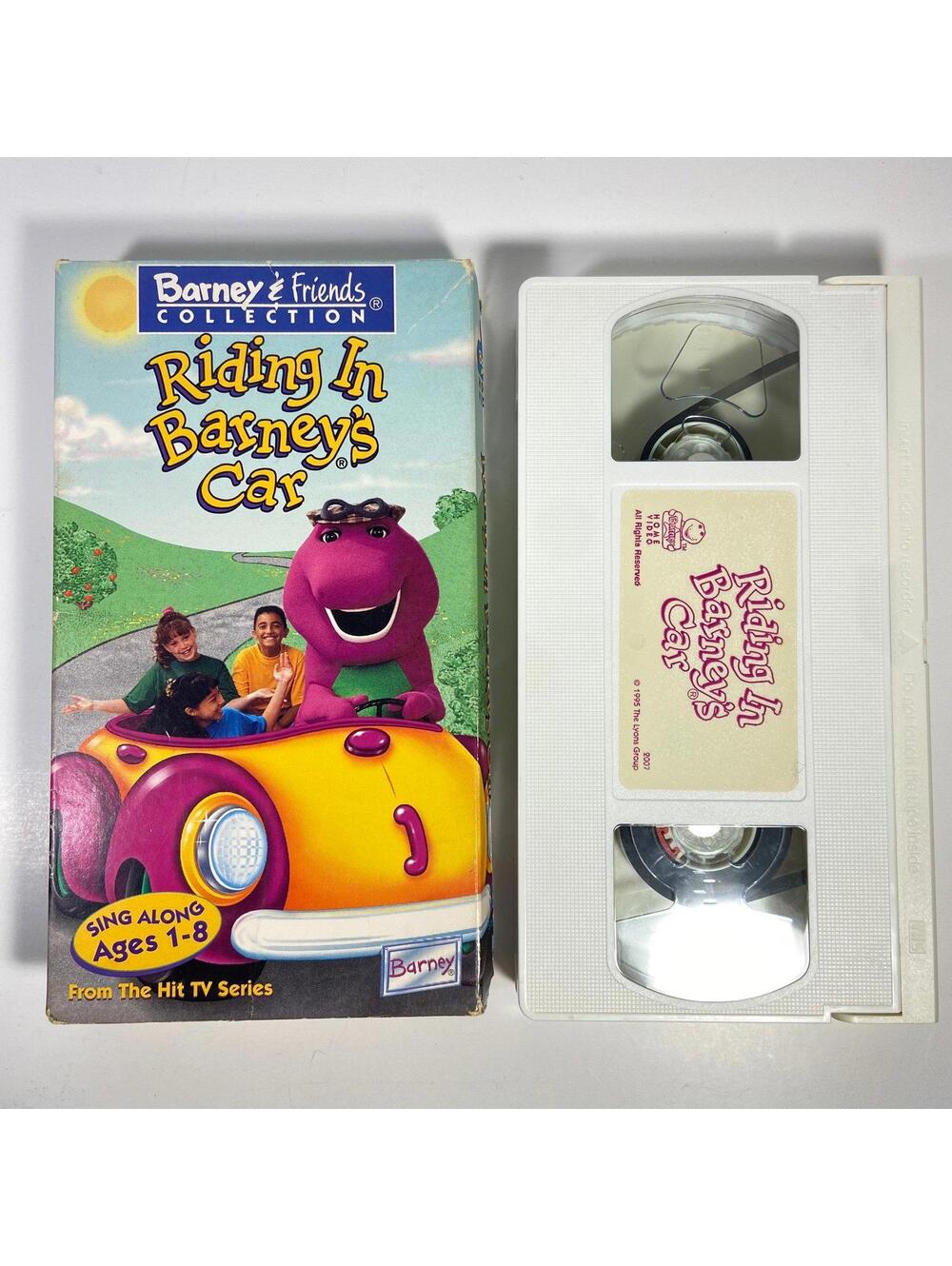1995 Lyons Group Barney & Friends Riding In Barney’s Car VHS